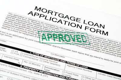 Approved mortgage application